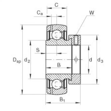 FAG bearing table ntn for solidwork Radial insert ball bearings - GRAE50-XL-NPP-B