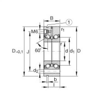 FAG harga bearing 6305 zz fag Axial angular contact ball bearings - ZKLF3080-2RS-PE