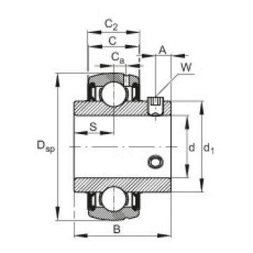 FAG cari bearing murah nsk Radial insert ball bearings - SUC205