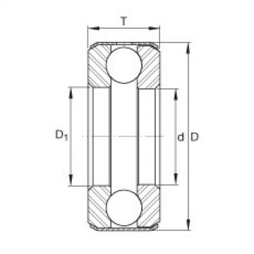 FAG bearing size chart nsk Axial deep groove ball bearings - B4