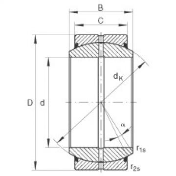 plain bushings bearings GE100-DO-2RS INA