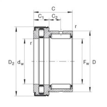 Complex Bearings NKXR20-Z INA