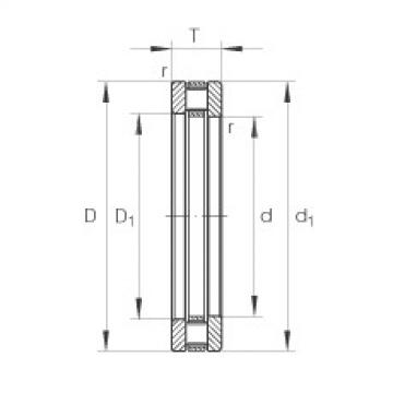 FAG bearing mcgill fc4 Axial cylindrical roller bearings - 81160-M