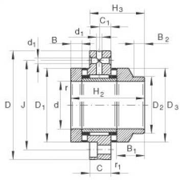 FAG bearing nsk ba230 specification Needle roller/axial cylindrical roller bearings - ZARF2080-L-TV