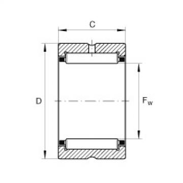 needle roller bearing sleeve NCS1412 INA