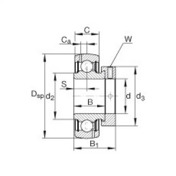 FAG bearing sda fs 22528 fag Radial insert ball bearings - GRA014-NPP-B-AS2/V