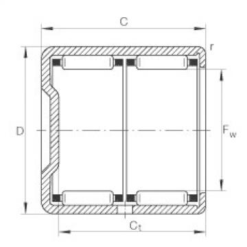 needle roller thrust bearing catalog BK1622-ZW INA