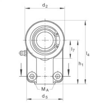 FAG fag 3305 bearing Hydraulic rod ends - GIHNRK25-LO