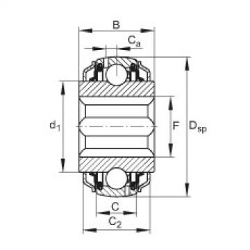 FAG w15 8 rodamiento ina Self-aligning deep groove ball bearings - GVKE16-205-KRR-B-2C-AS2/V-AH01
