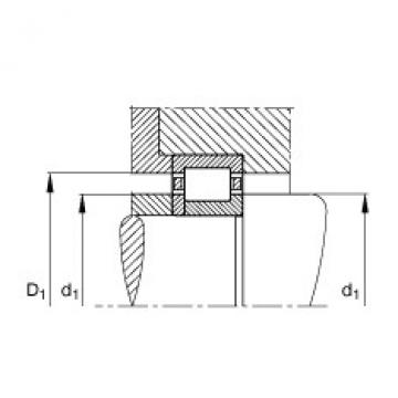 FAG bearing size chart nsk Cylindrical roller bearings - NUP317-E-XL-TVP2