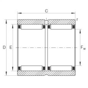 FAG fag 3305 bearing Needle roller bearings - RNAO40X50X34-ZW-ASR1-XL