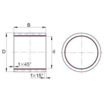 FAG bearing size chart nsk Plain bushes - ZWB200220180