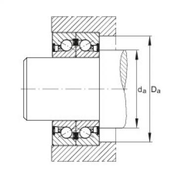 FAG bearing nachi precision 25tab 6u catalog Axial angular contact ball bearings - BSB3572-2Z-SU