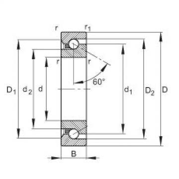 FAG 6203 bearing skf Axial angular contact ball bearings - BSB2562-SU-L055