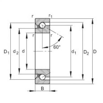 FAG bearing table ntn for solidwork Axial angular contact ball bearings - BSB3572-SU