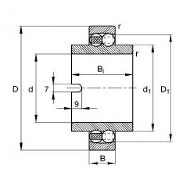 FAG beariing 24140cck30 w33 skf Self-aligning ball bearings - 11212-TVH