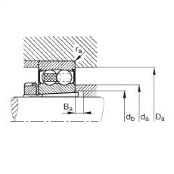 FAG 7218 b mp fag angular contact bearing 90x160x30 Self-aligning ball bearings - 2212-K-2RS-TVH-C3 + H312