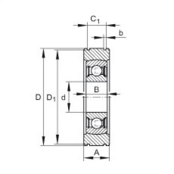 FAG skf 6017 bearing Radial insert ball bearings - BE30-XL