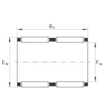 FAG equivalent skf numbor for bearing 1548817 Needle roller and cage assemblies - K80X88X46-ZW