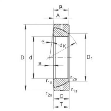 FAG 608 bearing skf Angular contact spherical plain bearings - GE40-SX