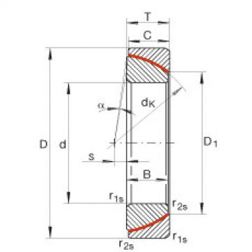 FAG fag wheel bearing bmw Angular contact spherical plain bearings - GE90-SW