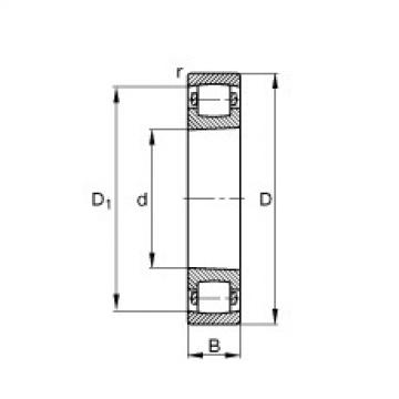 FAG load file bering ntn Barrel roller bearings - 20320-K-MB-C3