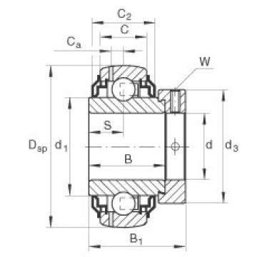 FAG skf bearings rotorua Radial insert ball bearings - GE30-XL-KRR-B-2C