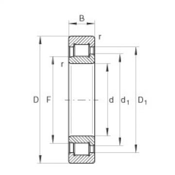 cylindrical bearing nomenclature SL192317 INA