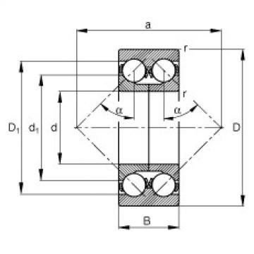 angular contact thrust bearings 3313-DA FAG