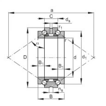 FAG skf 6017 bearing Axial angular contact ball bearings - 234432-M-SP