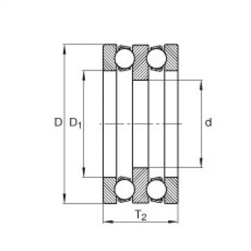 FAG fag 3305 bearing Axial deep groove ball bearings - 195X03