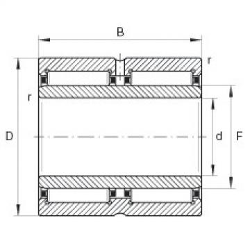 needle roller bearing sleeve NA6910-ZW INA