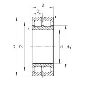 cylindrical bearing nomenclature SL014844 INA