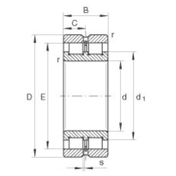 cylindrical bearing nomenclature SL024830 INA