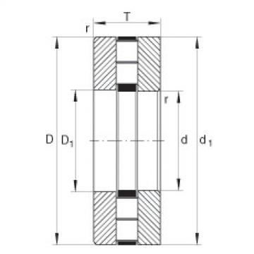 FAG ina fag bearing Axial cylindrical roller bearings - 89464-M