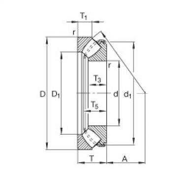 FAG distributor of fag bearing in italy Axial spherical roller bearings - 29324-E1-XL