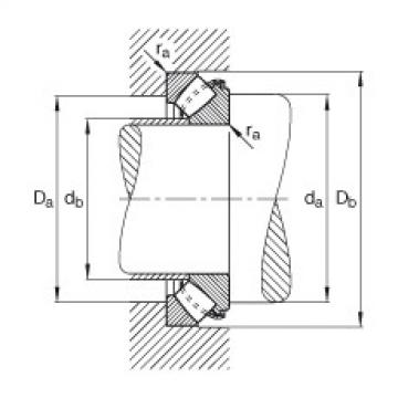 FAG cad skf ball bearing Axial spherical roller bearings - 29418-E1-XL