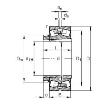 FAG beariing 24140cck30 w33 skf Spherical roller bearings - 23232-E1A-XL-K-M + H2332