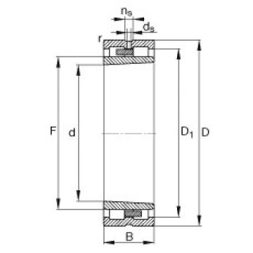 FAG bearing size chart nsk Cylindrical roller bearings - NNU4968-S-K-M-SP