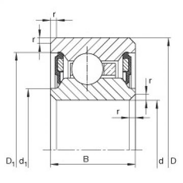 FAG fag ball bearing philippines Thin section bearings - CSCU040-2RS