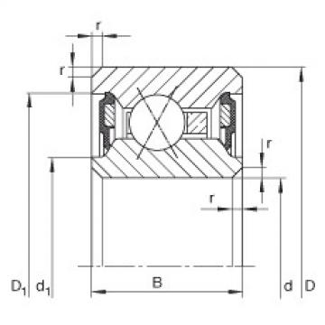 FAG kode bearing skf cak Thin section bearings - CSXU100-2RS