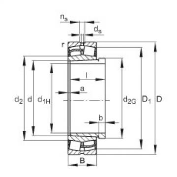 FAG bearing nachi precision 25tab 6u catalog Spherical roller bearings - 22336-BE-XL-K + AH2336G