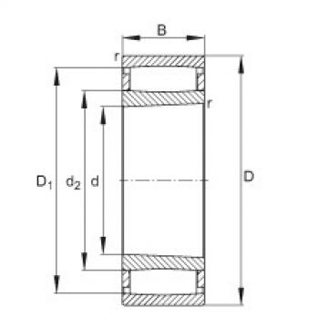 FAG nsk slewing bearing Toroidal roller bearings - C31/710-XL-K-M1B