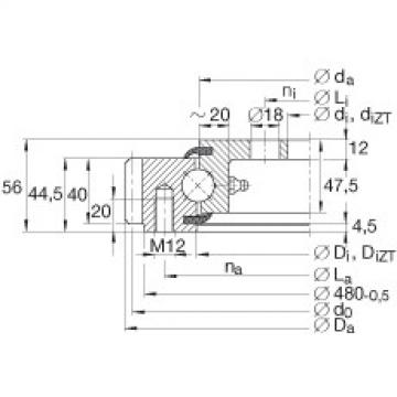 FAG skf bearings rotorua Four point contact bearings - VLA200414-N