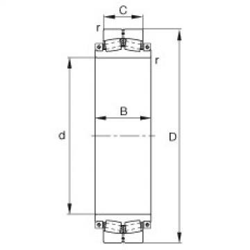 FAG bearing table ntn for solidwork Spherical roller bearings - 230SM470-MA