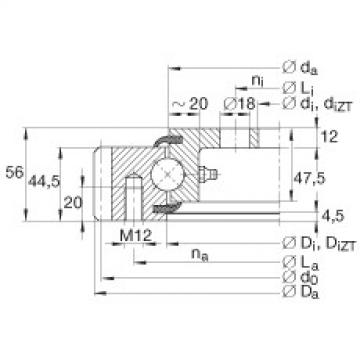 FAG skf bearing 33215 Four point contact bearings - VLA200744-N