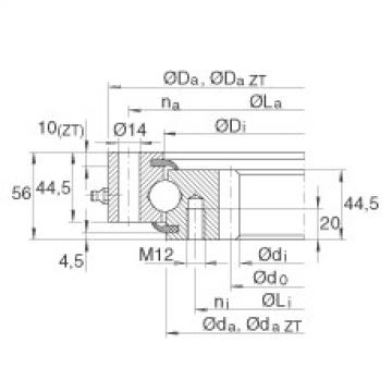FAG 7218 b mp fag angular contact bearing 90x160x30 Four point contact bearings - VSI200644-N