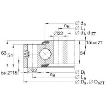 FAG load file bering ntn Four point contact bearings - VSU250755