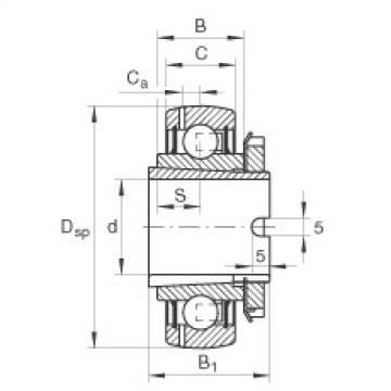 Bearing Original Brand GSH40-2RSR-B  INA   