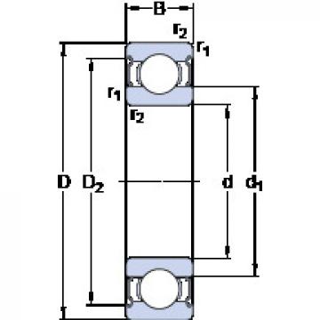 Bearing BEARING UNIT UCF209 45 NSK online catalog 6215-2Z  SKF   